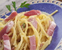 Salsa Carbonara con Bacon