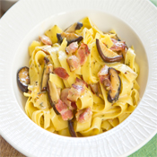 Salsa Carbonara con <br/>Champiñones